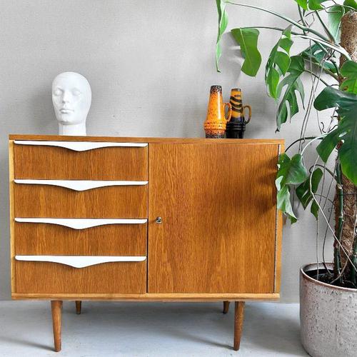 Mid-Century Modern Mid-Century Danish Chest of Drawers by František Jirák, 1960s For Sale - Image 3 of 11