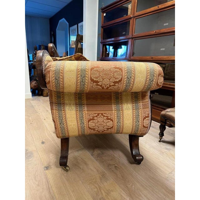 Antique Regency Mahogany Three-Seater Sofa For Sale - Image 4 of 14