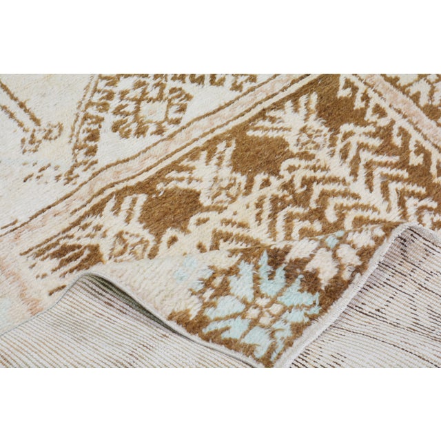 Turkish Vintage Turkish Anatolian Hand Knotted Wool Rug, 3'1X8'2 For Sale - Image 3 of 3