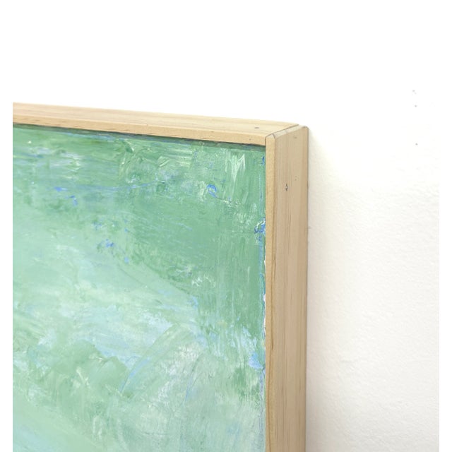 Calm landscape/seascape by mid-career artist Ben Junta. He also teaches contemporary plein air painting on the California...