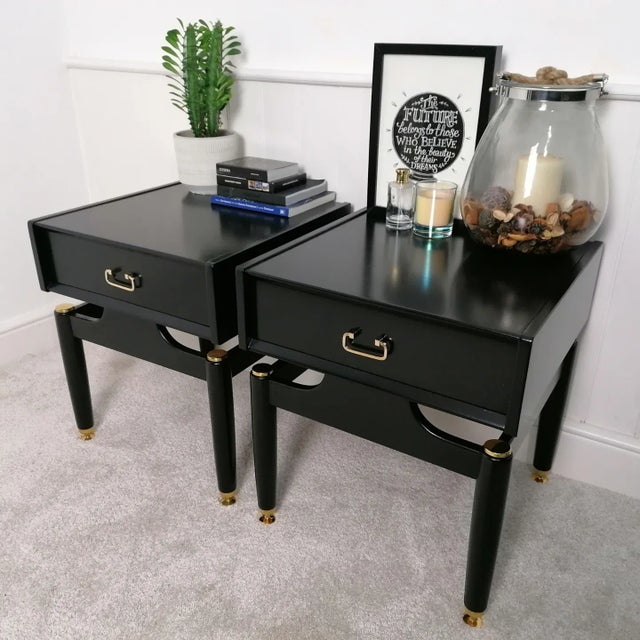 Mid-Century Librenza Bedside Tables by E Gomme for G-Plan, 1950, Set of 2 For Sale - Image 6 of 6