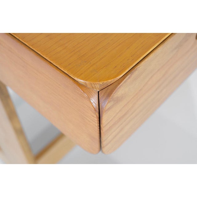 Tan Samara Desk and Armchair by Derk Jan de Vries for Maisa, Belgium, 1977, Set of 2 For Sale - Image 8 of 13