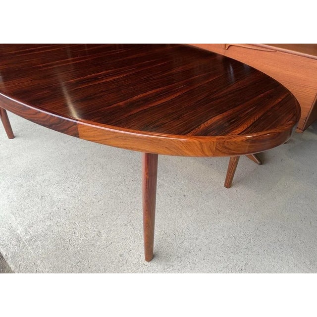 Danish Extendable Dining Table by Johannes Andersen for Uldum Møbelfabrik For Sale - Image 6 of 18