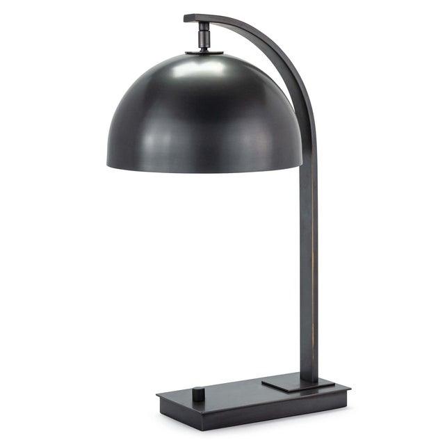 Not Yet Made - Made To Order Regina Andrew Otto Steel Desk Lamp, Oil Rubbed Bronze For Sale - Image 5 of 9