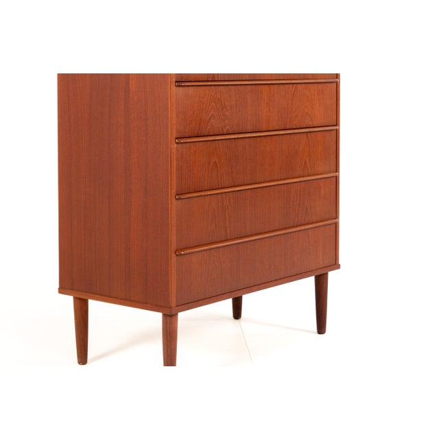Vintage Danish Teak Chest of Drawers by Si-Bomi Møbler, 1960s For Sale - Image 5 of 14