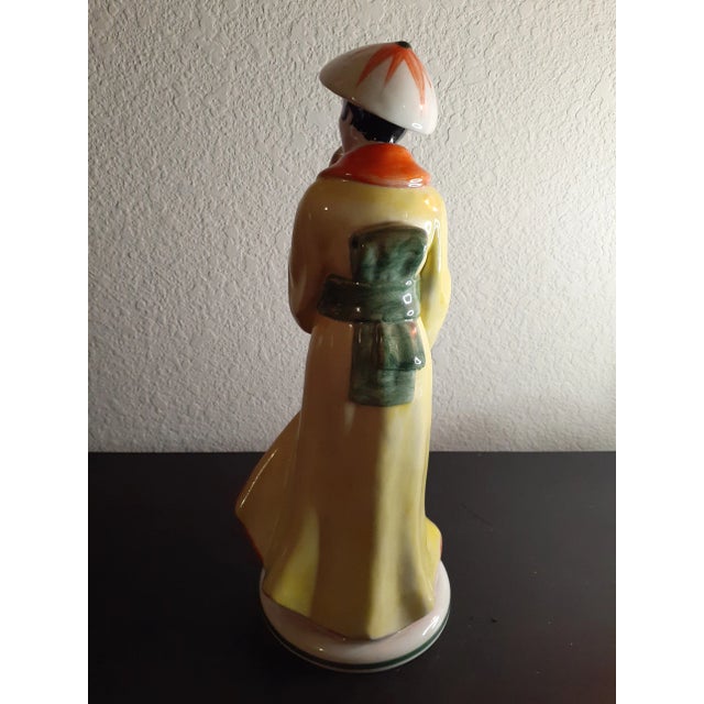 Vintage Fine Porcelain Kimono Japanese Musical Figurine, Made in Italy For Sale - Image 4 of 6