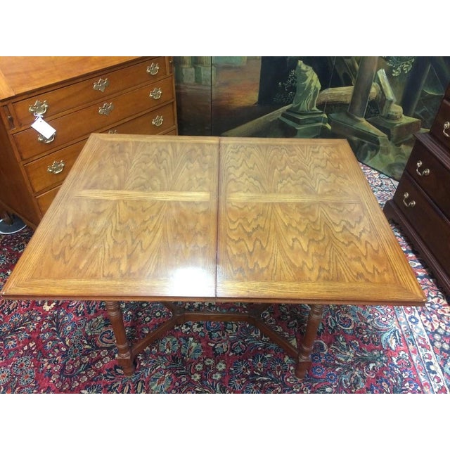 Pennsylvania House Vintage Games Table, Oak Games Table, Pennsylvania House Furniture For Sale - Image 4 of 8