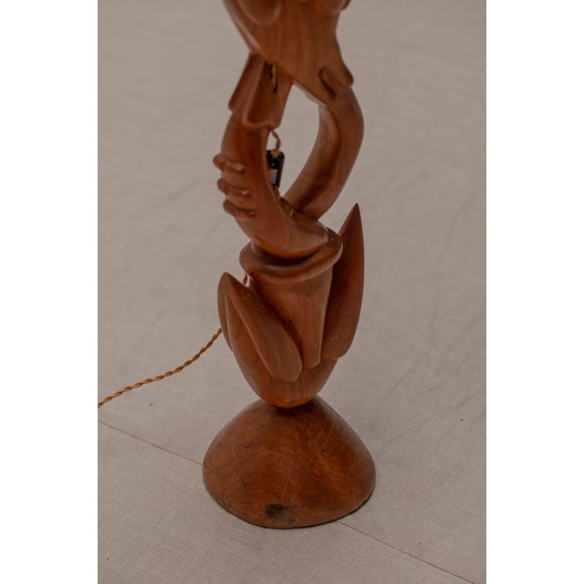 Mid-Century French Sculptural Floor Lamp, 1960s For Sale - Image 6 of 8