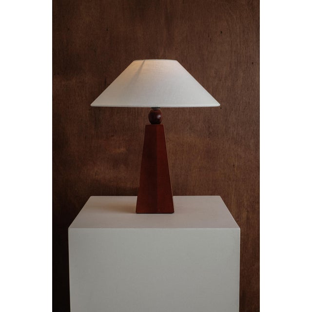 Timeless Elegance Wooden Table Lamp For Sale - Image 11 of 12