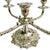 1950s 1950s English Silverplate 5-Arm Candelabra by Roberts & Belk in a Neo-Rococo Style For Sale - Image 5 of 12