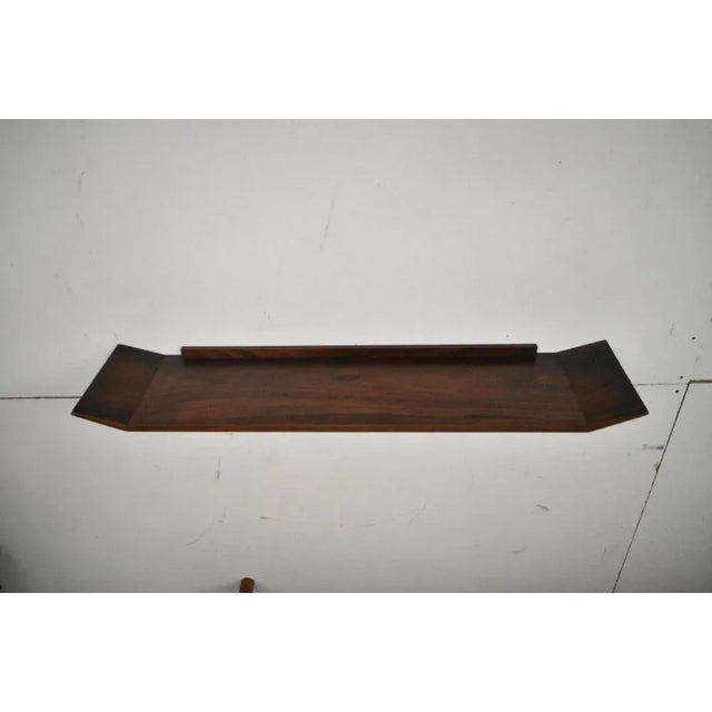 Mid-Century Modern Wooden Shelf, 1960s For Sale - Image 3 of 6