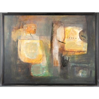 Rigoberto Mena, Large Rigoberto Mena Contemporary Cuban Abstract Expressionist Oil Painting, 2004 For Sale