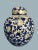 Midnight Bloom Ginger Jar with Lid – 13” The blue and gold swirl design is a traditional Chinese style that is both unique...