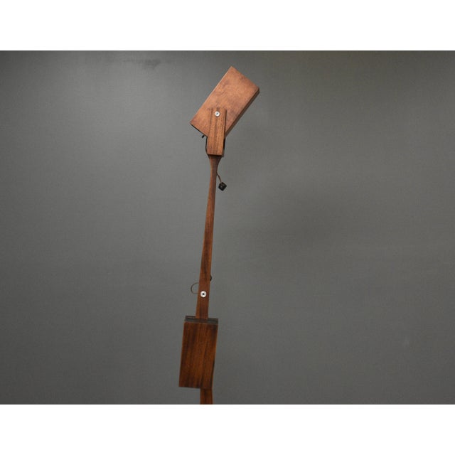 1960s 1960s Mahogany Floor Lamp by Montague For Sale - Image 5 of 9