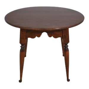 Primitive Country Tiger Maple Occasional Table