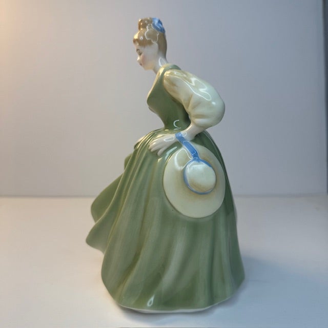 1960s Vintage 1960s Royal Doulton Fair Lady Figurine Hn2193 Bone China England For Sale - Image 5 of 15