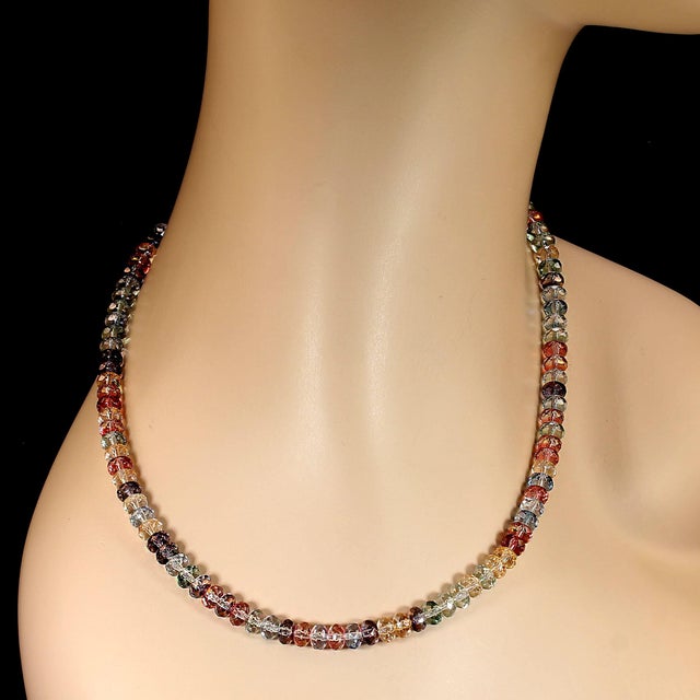 A 17‑inch strand of Czech Crystal luster faceted beads offers a beautiful blend of sparkle, craftsmanship, and everyday...