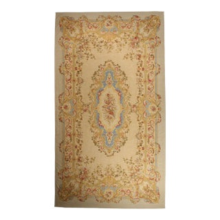 Vintage Chinese Aubusson Rug, 14'06 X 25'11 For Sale