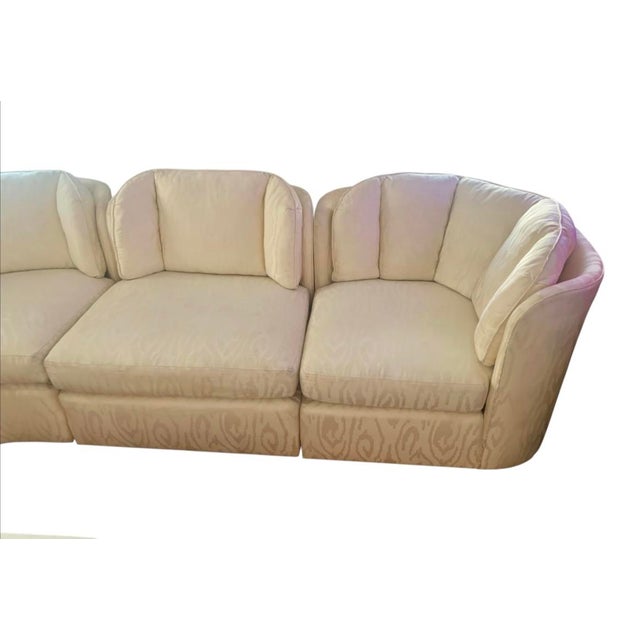 Mid-Century Modern Vintage 1980s 6 Piece Henredon Folio 500 Modular Sectional Sofa For Sale - Image 3 of 12