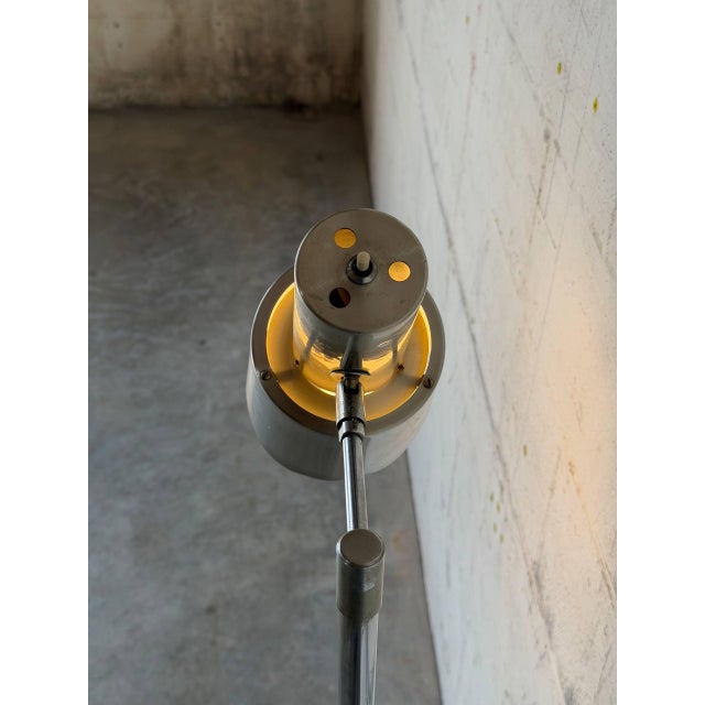 Metal Floor Lamp With Adjustable Spotlight Mid-Century Modern 1950s For Sale - Image 4 of 10