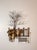 Curtis Jere Curtis Jere “Rainy Day at the Bus Stop” Mixed Metal Wall Sculpture, 1972 For Sale - Image 4 of 6