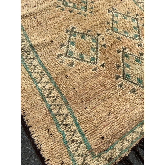 Boujad rugs are hand woven pile rugs from a small region in Haouz between the Middle Atlas and the Atlantic ocean. Made by...