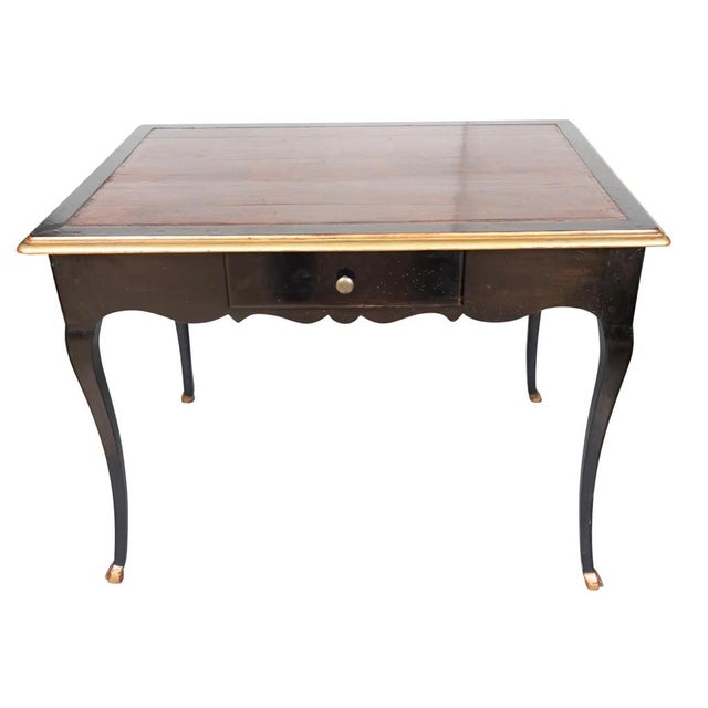 Mid 18th Century Early Louis XV Ebonized Writing Table For Sale - Image 5 of 10