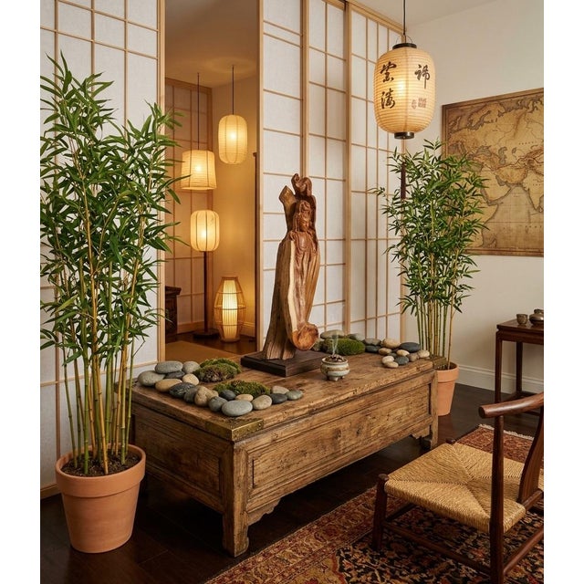 Chinese Cypress Wood Carved Bodhisattva Kwan Yin Tara Statue For Sale - Image 10 of 10