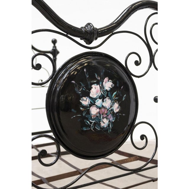Mid 19th Century Wrought Iron Bed, France For Sale - Image 3 of 15
