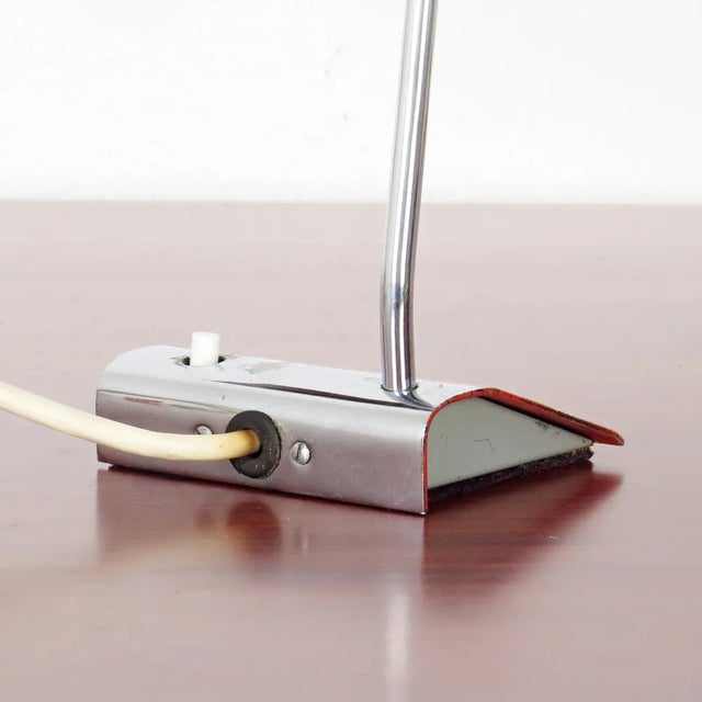 1950s Vintage Table Lamp in Steel For Sale - Image 5 of 6