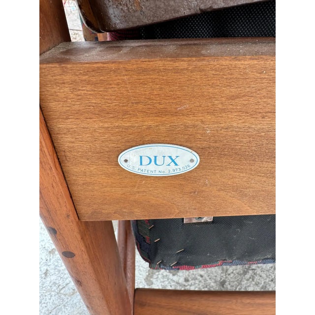 Purple Mid 20th Century Folke Ohlsson for Dux Recliner and Lounge Chair For Sale - Image 8 of 9