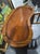 Late 20th Century Late 20th Century Kidney Shaped Tea / Liquor Cabinet Table W/Beveled Glass & Wood Serving Tray For Sale - Image 5 of 5