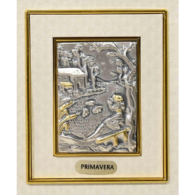 Spring is an original modern artwork realized in 1970s. Realized by Euroesse (label on the back) The artwork is realized...