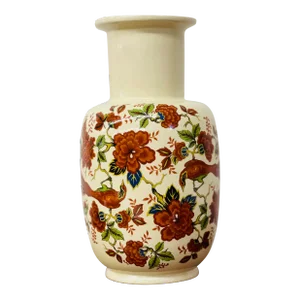 Vintage Asian Satsuma Style Porcelain Vase
