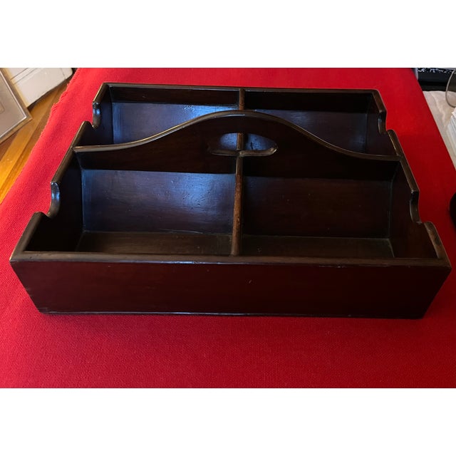 Antique 18th Century English George III Mahogany Wine Bottle Caddy 1790 - 1800 For Sale - Image 10 of 16