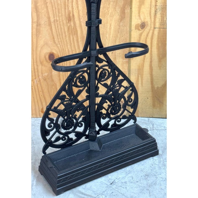 Christopher Dresser for Coalbrookdale, Cast Iron Aesthetic Movement Hall Stand For Sale - Image 11 of 12