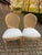 1970s Louis XVI Gold Beech Cane Back Dining Chairs – Set of 4 For Sale - Image 4 of 12
