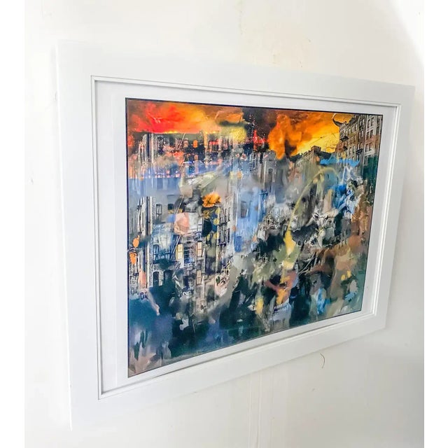 An exceptional mixed media photo collage printed on ultra premium photo luster by the contemporary artist Marc Vandermeer...