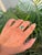 VRJewels 14k Gold 1.09ct Emerald Engagement Ring With Diamonds for Her Size 9 For Sale In New York - Image 6 of 18