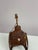 Late 20th Century Handcrafted Nubian/Egyptian Leather Kohl Eyeliner Jar With Cowrie Shells For Sale - Image 5 of 12