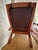 Modern Thomas Moser Cherry Wood & Leather Lounge Chair With Ottoman For Sale - Image 3 of 12