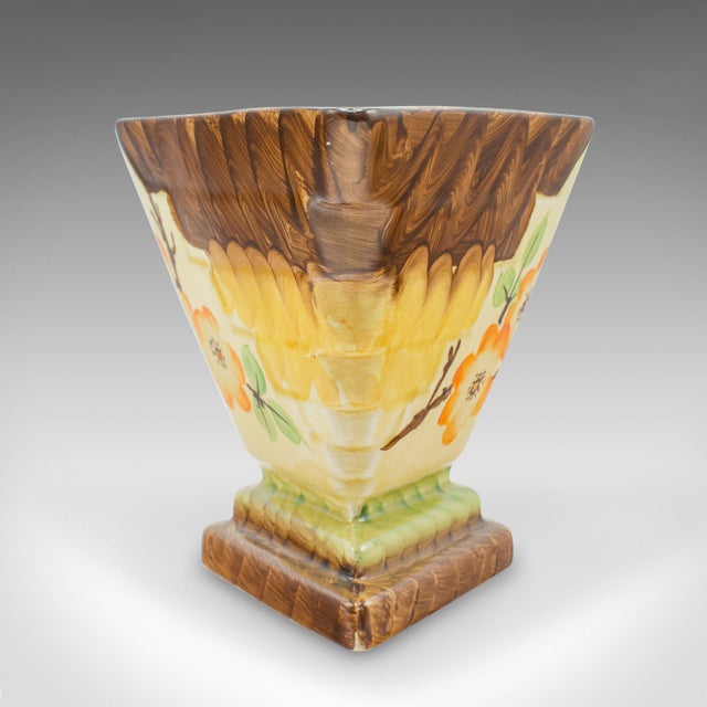 Art Deco 1930's Vintage Art Deco Flower Vase For Sale - Image 3 of 9