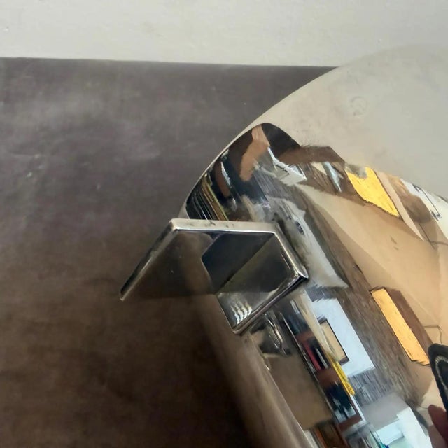 1970s Minimalist Silver Plated Ice Bucket by Lino Sabattini for Christofle For Sale - Image 6 of 12