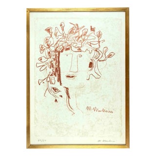 Marcello Mascherini, Faun, Lithograph, Mid-20th Century For Sale