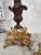 Cinnamon Fabulous French Bronze Trio Antique Clock and 2 Candelabras For Sale - Image 8 of 10