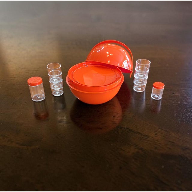 1970s Pic Boll Picnic Set by Carlo Viglino for Guzzini, Italy, 1960s For Sale - Image 5 of 10