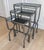 French 1960s French Mirror Top Nesting Tables – Set of 3 For Sale - Image 3 of 7