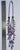 Rustic European Ralph Lauren Faceted Amethyst and Sterling Silver 3 Tiered Necklace For Sale - Image 3 of 8
