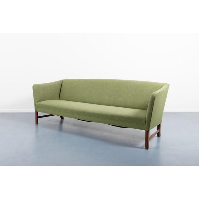 Sofa by Ole Wanscher for A.J. Iversen For Sale - Image 3 of 11