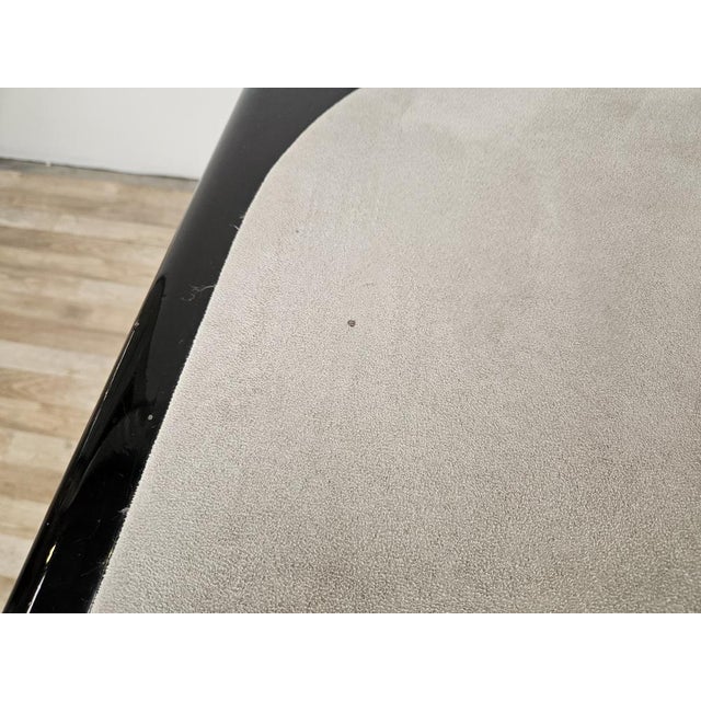 Vintage Game Table in Grey Fabric attributed to Pierluigi Molinari for Pozzi Milano, 1970s For Sale - Image 16 of 18